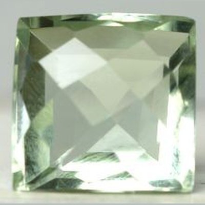 Prasiolite naturelle coussin 12x12 mm 7.50 carats