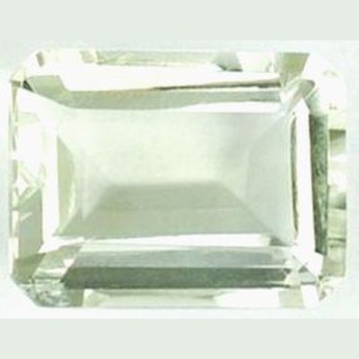 Prasiolite naturelle octogonale 18x13 mm 12.44 carats