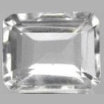 Quartz blanc naturel ooctogonal 9x7 mm 2.20 carats