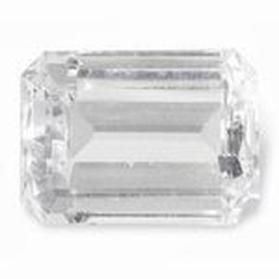 Quartz blanc ooctogonal 14x10 mm 9.25 carats