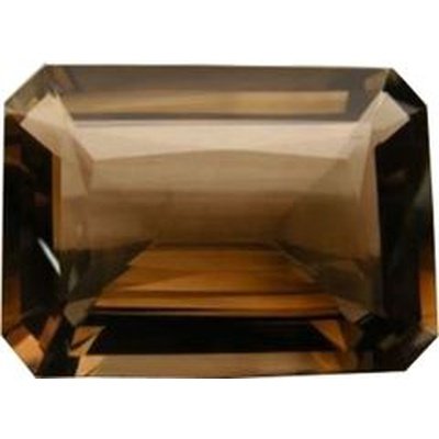 Quartz fumé ooctogonal 14x10 mm 7.00 carats