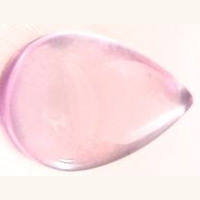 Quartz rose taille poire cabochon 12x8 mm 4.00 carats