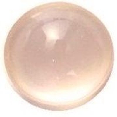 Quartz rose taille ronde cabochon 12 mm 7.60 carats