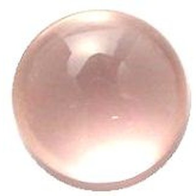 Quartz rose taille ronde cabochon 8 mm 2.20 carats
