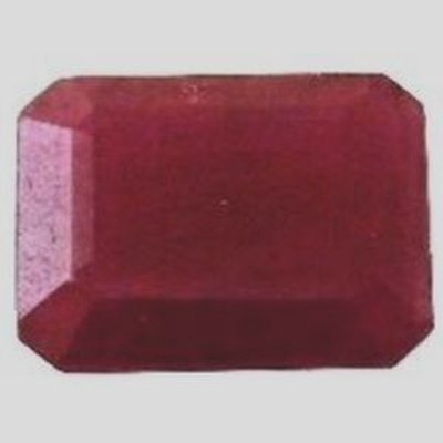 Rubis naturel octagonal 8x6 mm 2.15 carats