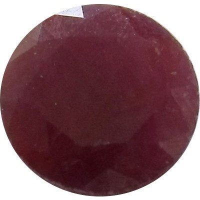 Rubis naturel rond a facettes 8 mm 2.40 carats
