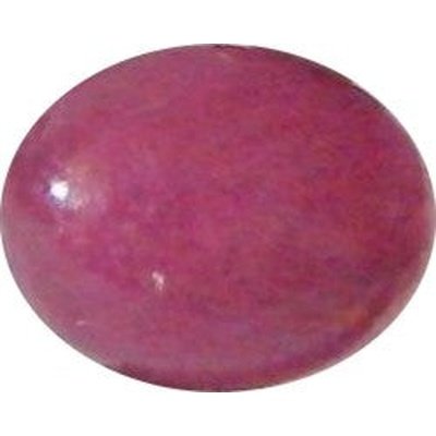 Rubis naturel taille ovale cabochon 9x7 mm 2.40 carats