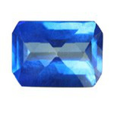 Topaze bleu glacier octogonale 11x9 mm 5.80 carats