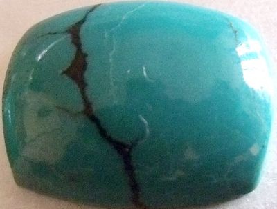 Turquoise taille coussin cabochon 16x12 mm 7.50 carats