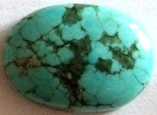 Turquoise taille ovale cabochon 14x10 mm 4.60 carats