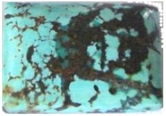 Turquoise taille rectangle cabochon 16x12 mm 7.80 carats