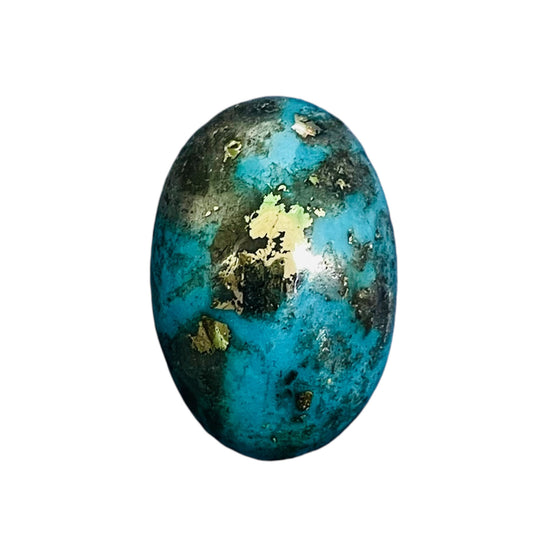 Turquoise naturelle cabochon ovale – 33.30 carats – pierre unique