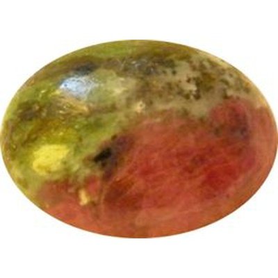 Zoisite naturelle taille ovale cabochon 18x13 mm 13.00 carats