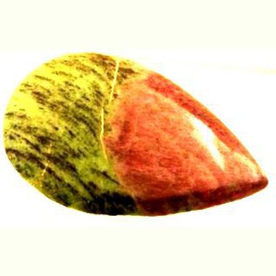 Zoisite naturelle taille poire cabochon 57x42 mm 135.20 carats