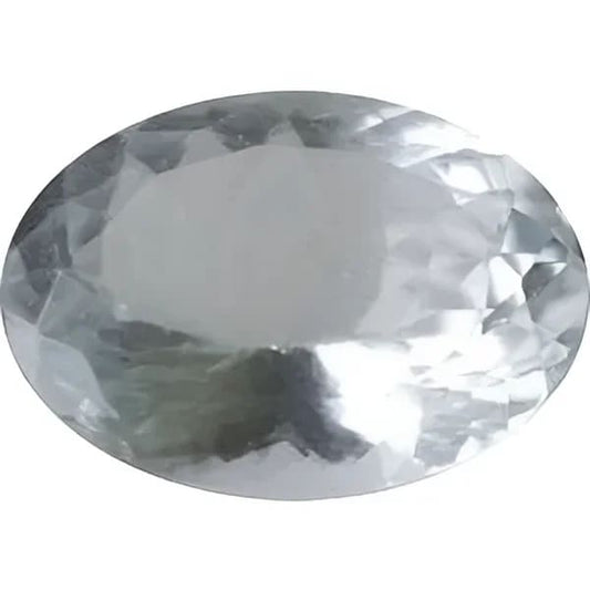 Aigue marine ovale a facettes 14.5x10 mm 5.85 carats