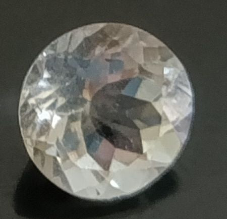 Aigue marine  ronde a facettes 9 mm 2.20 carats