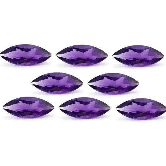 améthyste naturelle marquise 10x5 mm