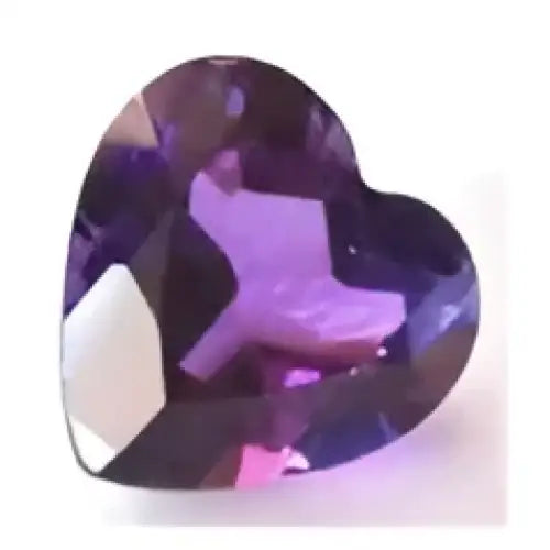 Pierre amethyste coeur 4 mm