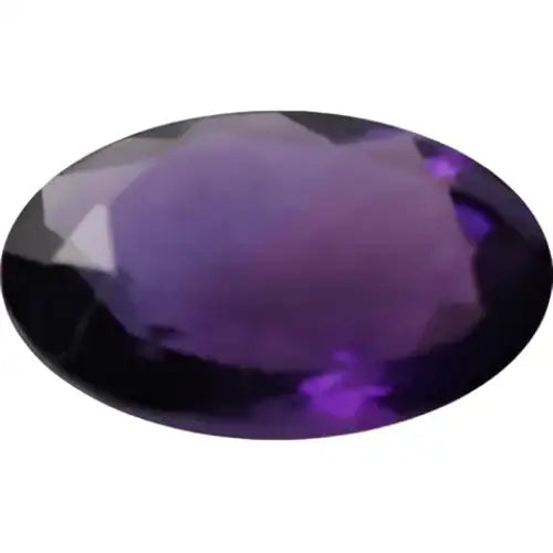 Améthyste d'Afrique ovale a facettes 14x10 mm 5.00 carats