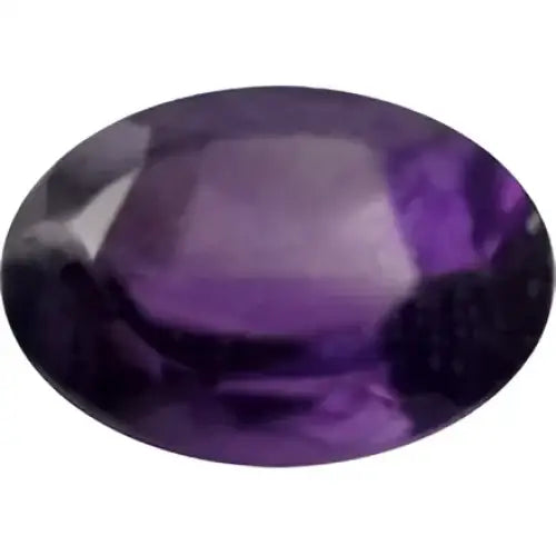 Améthyste d'Afrique ovale a facettes 7x5 mm 0.70 carats