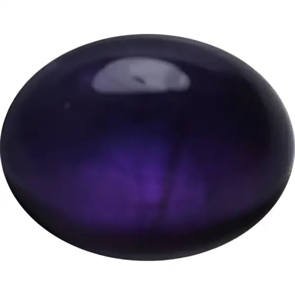 Améthyste naturelle ovale cabochon 14x10 mm 6.40 carats