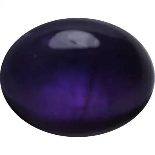 Améthyste naturelle ovale cabochon 14x10 mm 6.40 carats
