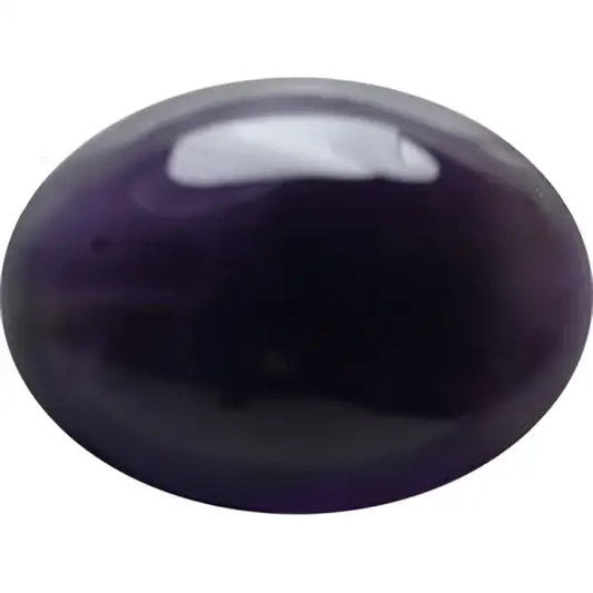 Améthyste naturelle ovale cabochon 18x13 mm 13.30 carats