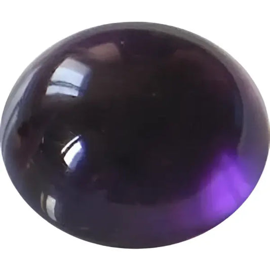 Améthyste naturelle ronde cabochon 7 mm 1.46 carats