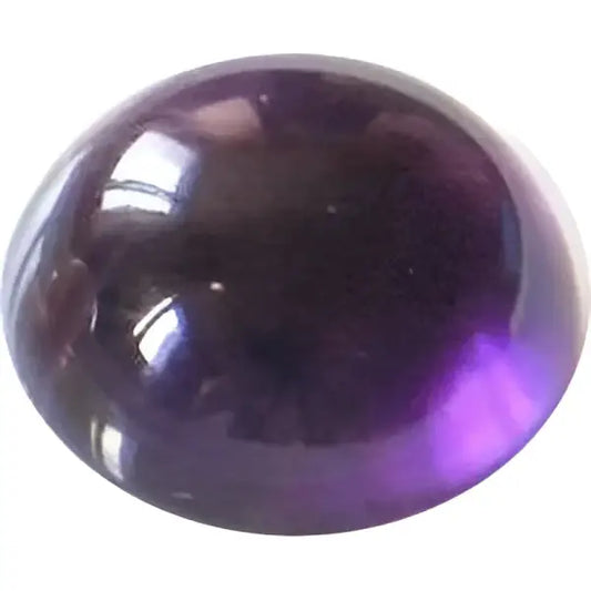 Améthyste naturelle ronde cabochon 8 mm 2.12 carats