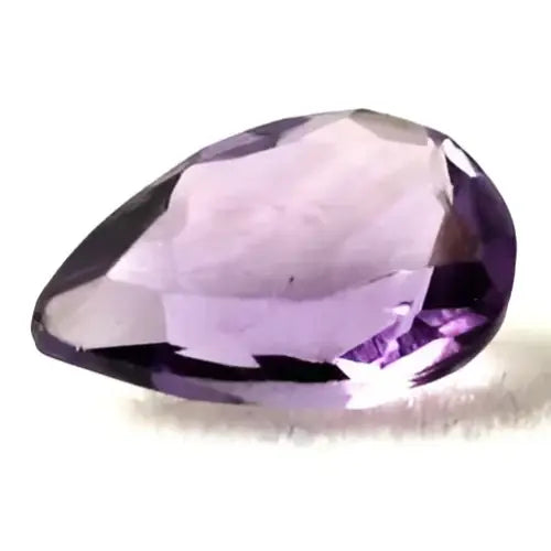 améthyste naturelle poire 8x5 mm