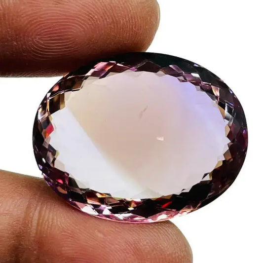 Ametrine ovale  31x25x12 mm 60.75 Carats Avec certificat