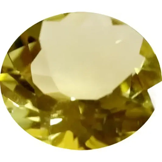 Citrine naturelle ronde a facettes 15 mm 9.10 carats
