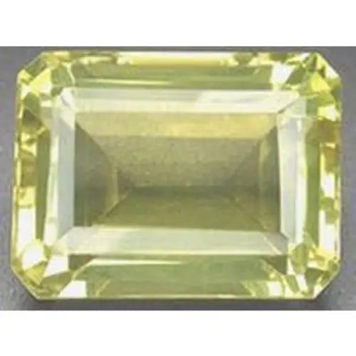 Citrine octogonale 10x8 mm 3.70 carats