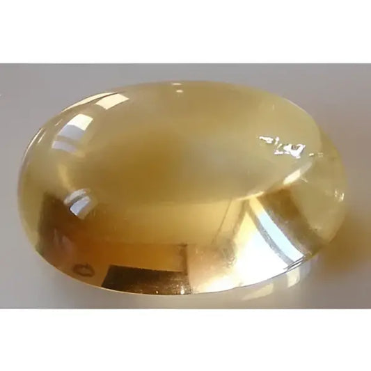 Citrine ovale cabochon 9x7 mm 2.20 carats