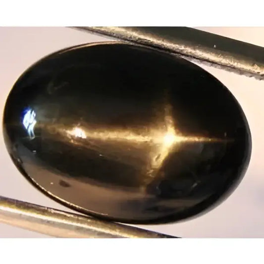 Diopside étoilé ovale cabochon 14x10 mm 6.00 carats