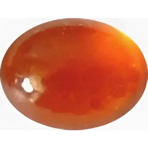 Grenat hessonite ovale cabochon 9x7 mm 2.40 carats