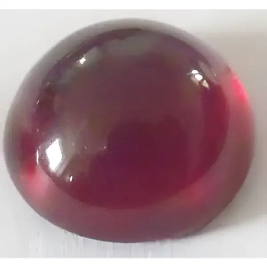 Grenat hessonite rond cabochon 12 mm 6.00 carats