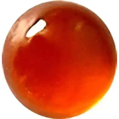 Grenat hessonite rond cabochon 6 mm 1.08 carats