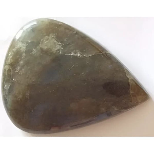 Labradorite naturelle poire cabochon 58.8x44.2x10.7 mm 197 carats