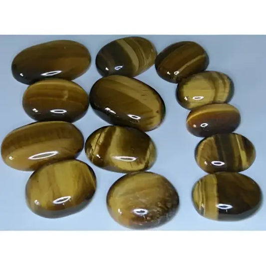 Lot de 200 carats d' Oeil de tigres ovales