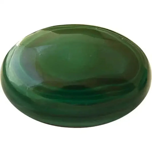Malachite naturelle taille ovale 18x13 mm 16.65 carats