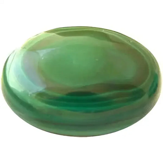 Malachite naturelle taille ovale 20x15 mm 17.00 carats