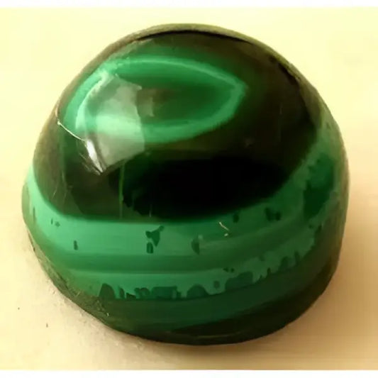 Malachite naturelle taille ronde 8x8 mm 2.50 carats