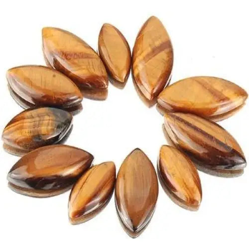 Oeil de tigre marquise cabochon 16x8 mm 4.00 carats