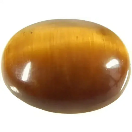 Oeil de tigre ovale cabochon 14x10 mm 6.10 carats