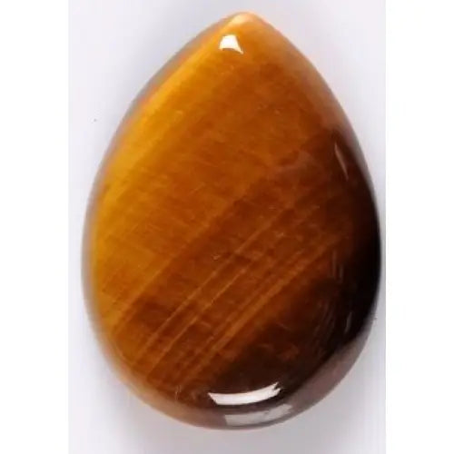 Oeil de tigre poire cabochon 14x10 mm 5.60 carats