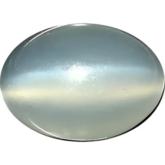 Pierre de lune naturelle ovale cabochon 8x6 mm 1.34 carats
