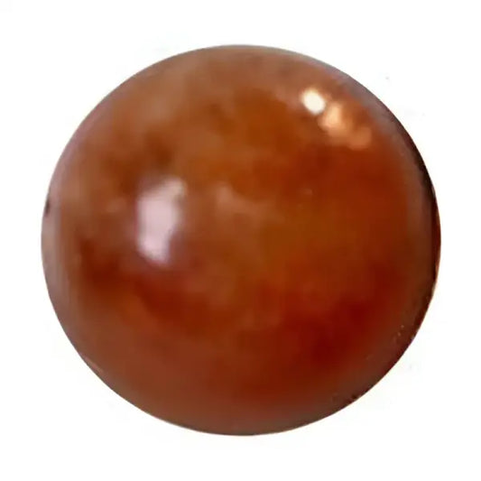 Pierre de soleil naturelle ronde cabochon 4 mm 0.31 carat