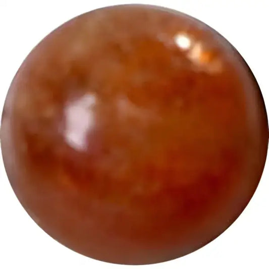 Pierre de soleil naturelle ronde cabochon 4 mm 0.31 carat