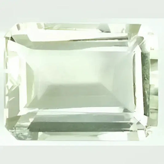 Prasiolite naturelle octogonale 18x13 mm 12.44 carats
